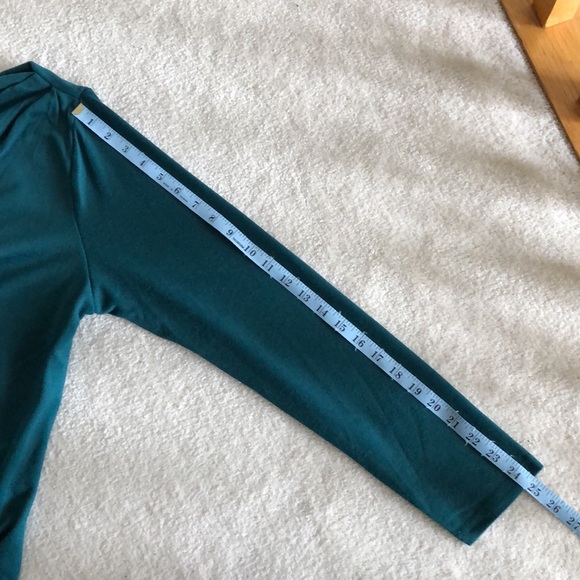 Boatneck teal blue longsleeve knit - Picture 9 of 10